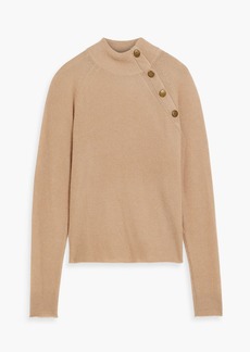 Autumn Cashmere - Cashmere and silk-blend sweater - Neutral - S