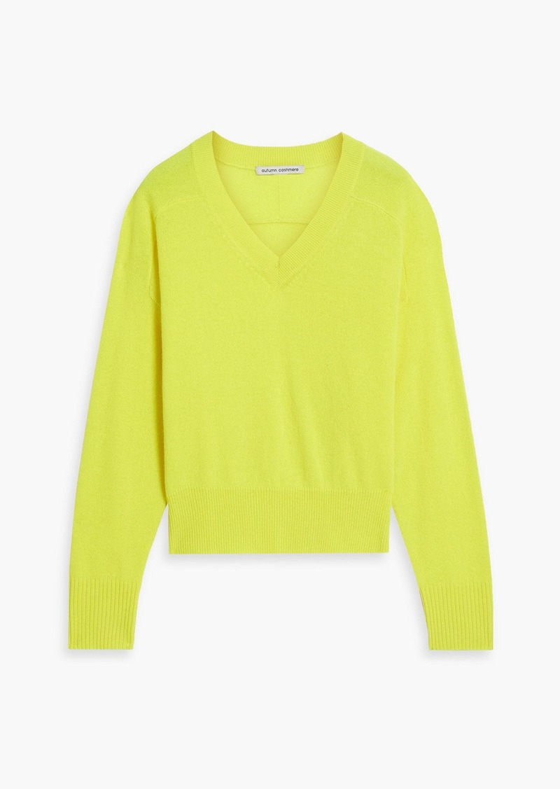 Autumn Cashmere - Cashmere sweater - Yellow - XS