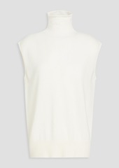 Autumn Cashmere - Cashmere turtleneck top - White - S