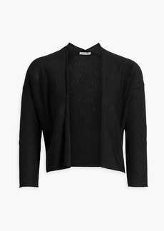 Autumn Cashmere - Cropped cashmere cardigan - Black - M