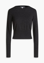 Autumn Cashmere - Cropped cashmere sweater - Gray - XS