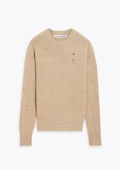 Autumn Cashmere - Distressed cotton sweater - Neutral - S