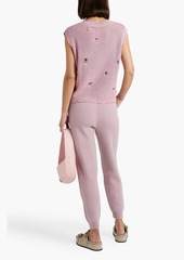 Autumn Cashmere - Distressed cotton sweater - Pink - L