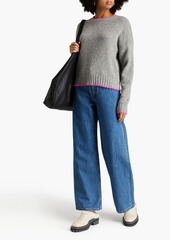 Autumn Cashmere - Donegal cashmere sweater - Gray - XS