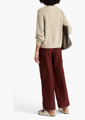 Autumn Cashmere - Donegal ribbed-knit sweater - Neutral - XS