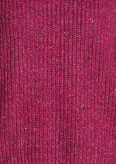 Autumn Cashmere - Donegal ribbed-knit sweater - Purple - S