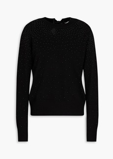 Autumn Cashmere - Embellished cashmere sweater - Black - S