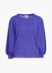 Autumn Cashmere - Gathered cashmere sweater - Blue - S