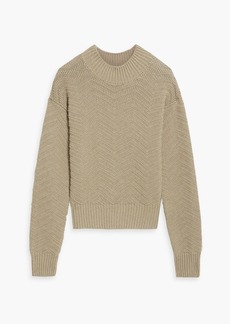 Autumn Cashmere - Jacquard-knit cotton sweater - Neutral - XS