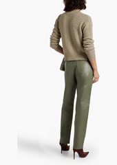 Autumn Cashmere - Jacquard-knit cotton sweater - Neutral - XS