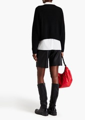 Autumn Cashmere - Knitted sweater - Black - S