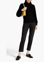 Autumn Cashmere - Knotted cashmere turtleneck sweater - Black - M