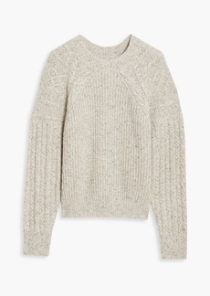 Autumn Cashmere - Marled cashmere sweater - Gray - L