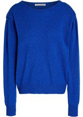 Autumn Cashmere - Metallic cashmere-blend sweater - Blue - M
