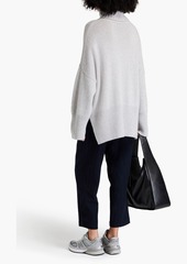 Autumn Cashmere - Oversized knitted turtleneck sweater - Gray - XS