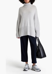 Autumn Cashmere - Oversized knitted turtleneck sweater - Gray - XS