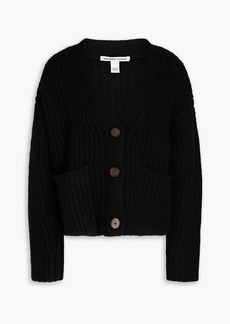Autumn Cashmere - Ribbed-knit cardigan - Black - M