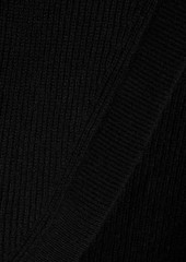 Autumn Cashmere - Ribbed cashmere cardigan - Black - L