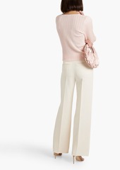 Autumn Cashmere - Ribbed cotton cardigan - Pink - L