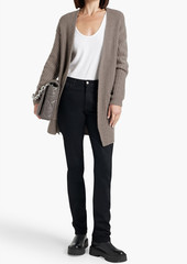 Autumn Cashmere - Ribbed-knit cardigan - Neutral - S
