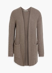 Autumn Cashmere - Ribbed-knit cardigan - Neutral - S