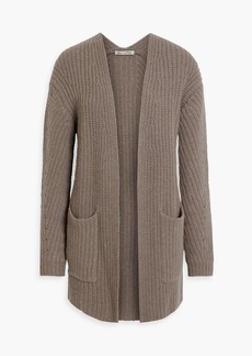 Autumn Cashmere - Ribbed-knit cardigan - Neutral - XS