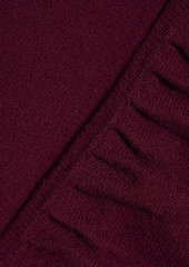 Autumn Cashmere - Ruched cashmere sweater - Burgundy - S