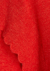 Autumn Cashmere - Ruffled cashmere sweater - Red - S