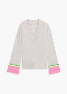 Autumn Cashmere - Striped cashmere sweater - Gray - S