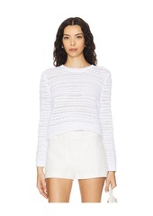 Autumn Cashmere Mesh Crew Sweatshirt