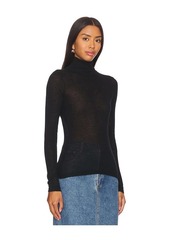 Autumn Cashmere Second Skin Sheer Mock