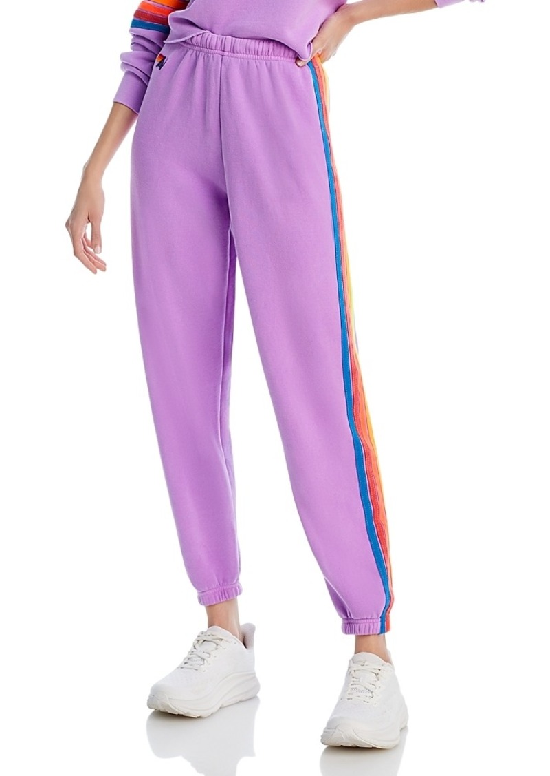 Aviator Nation Rainbow Stripe Sweatpants