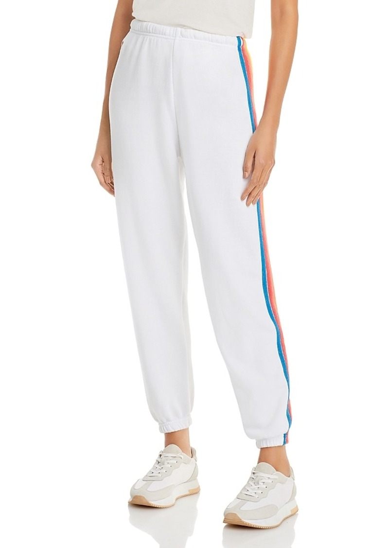 Aviator Nation Rainbow Stripe Sweatpants