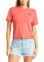 Aviator Nation Embroidered Rainbow T-Shirt at Nordstrom