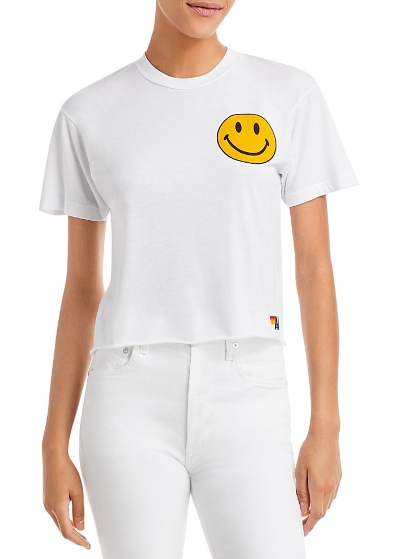 Aviator Nation Smiley Boyfriend Tee