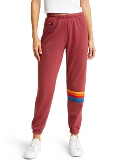 Aviator Nation Women's Rainbow Stitch Sweatpants