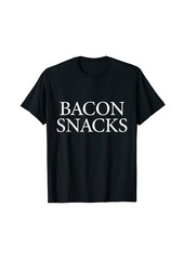 BACON SNACKS Food Sports Logo Funny T-Shirt
