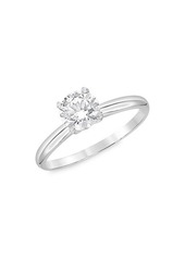 Badgley Mischka 14K White Gold & 1 TCW Lab-Grown Diamond Engagement Ring/Size 7