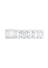 Badgley Mischka 18K White Gold & 5 TCW Lab Grown Diamond Eternity Ring