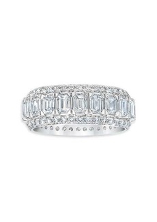 Badgley Mischka 18K White Gold & 5 TCW Lab Grown Diamond Ring