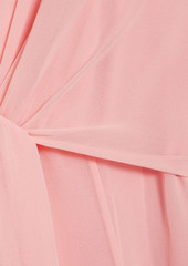 Badgley Mischka - Asymmetric draped chiffon gown - Pink - US 0