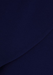 Badgley Mischka - Button-embellished crepe midi dress - Blue - US 4