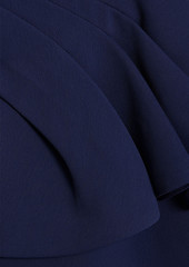 Badgley Mischka - Crepe peplum dress - Blue - US 6