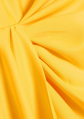 Badgley Mischka - Draped cady dress - Yellow - US 6