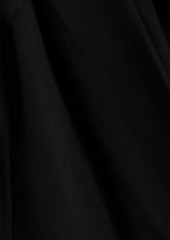 Badgley Mischka - Gathered crepe gown - Black - US 4
