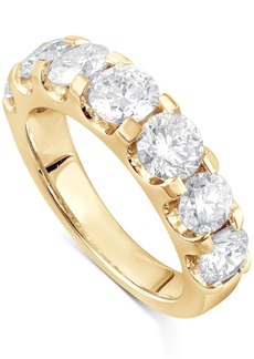 Badgley Mischka Certified Lab Grown Diamond Band (3 ct. t.w.) in 14k Gold - Yellow Gold