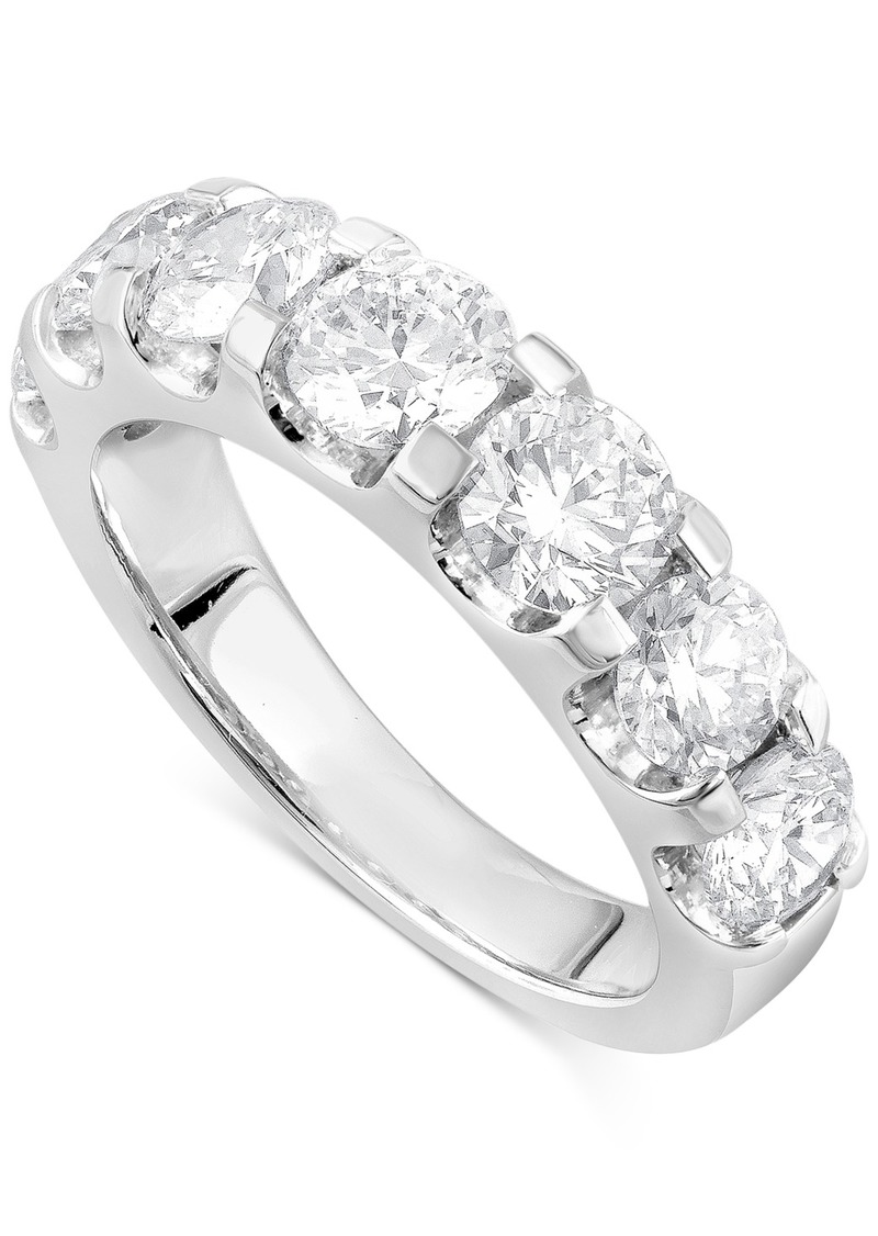 Badgley Mischka Certified Lab Grown Diamond Band (3 ct. t.w.) in 14k Gold - White Gold