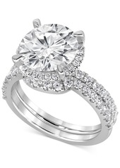 Badgley Mischka Certified Lab Grown Diamond Bridal Set (5 ct. t.w.) in 14k Gold - Rose Gold