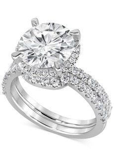 Badgley Mischka Certified Lab Grown Diamond Bridal Set (5 ct. t.w.) in 14k Gold - White Gold