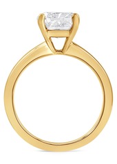 Badgley Mischka Certified Lab Grown Diamond Cushion-Cut Solitaire Engagement Ring (4 ct. t.w.) in 14k Gold - White Gold